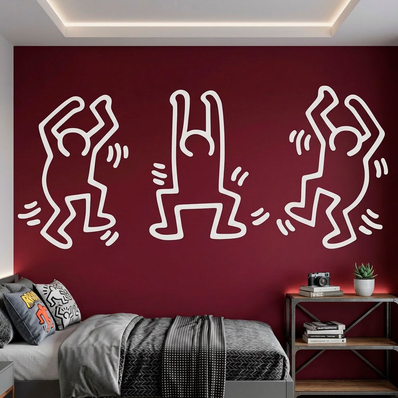 Keith Haring Tanzende Figuren 1/7