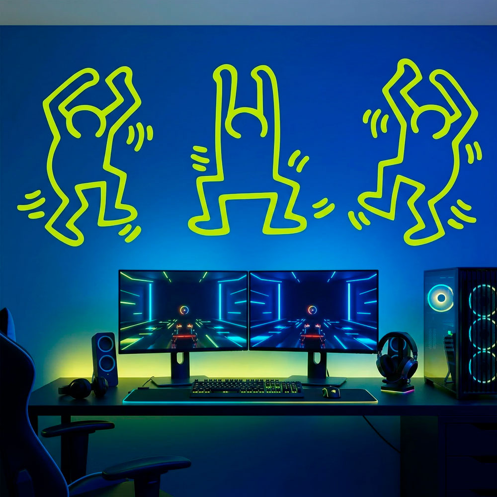 Wandtattoos: Dancing Men