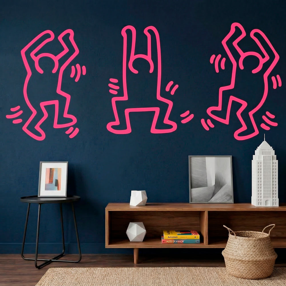 Wandtattoos: Dancing Men