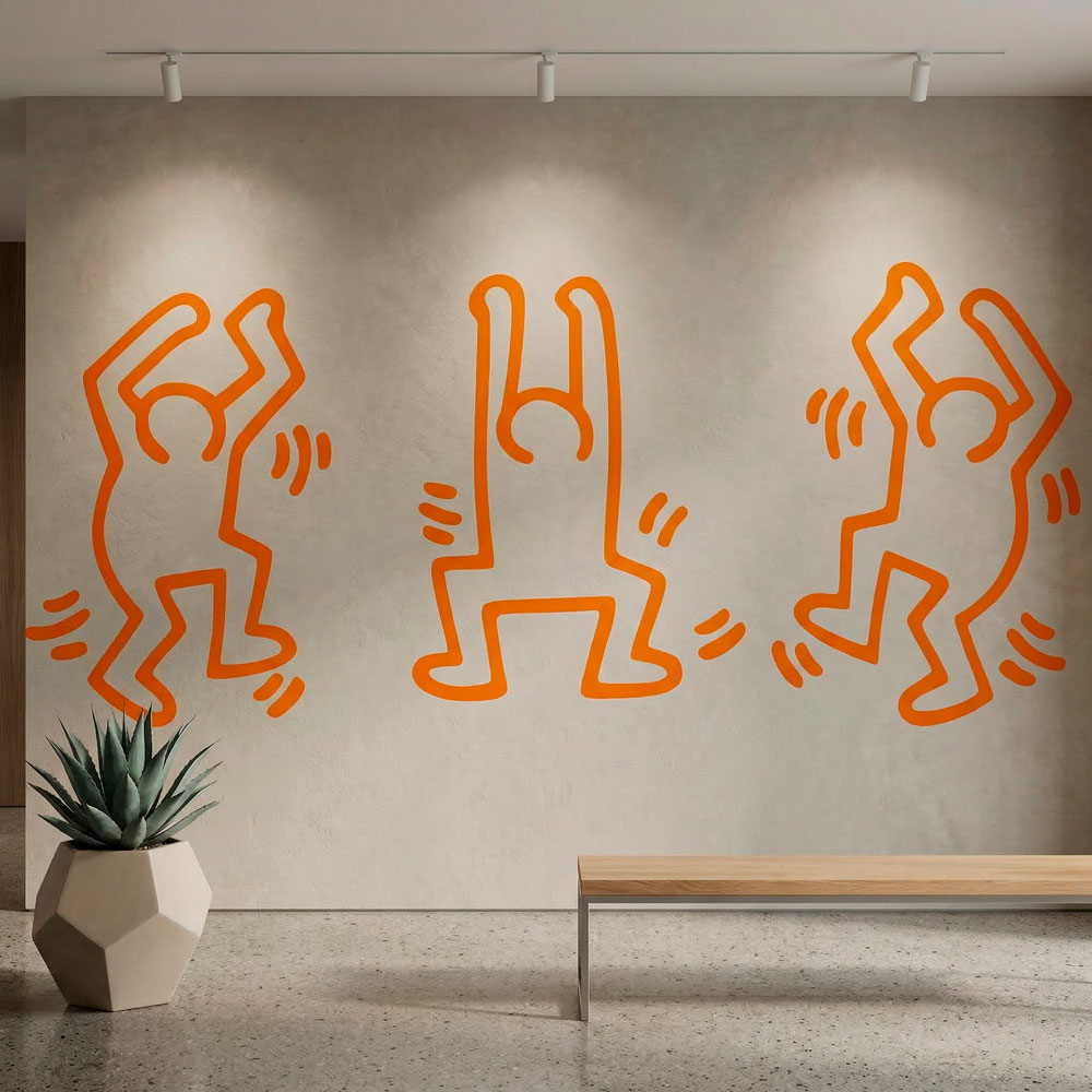 Wandtattoos: Dancing Men