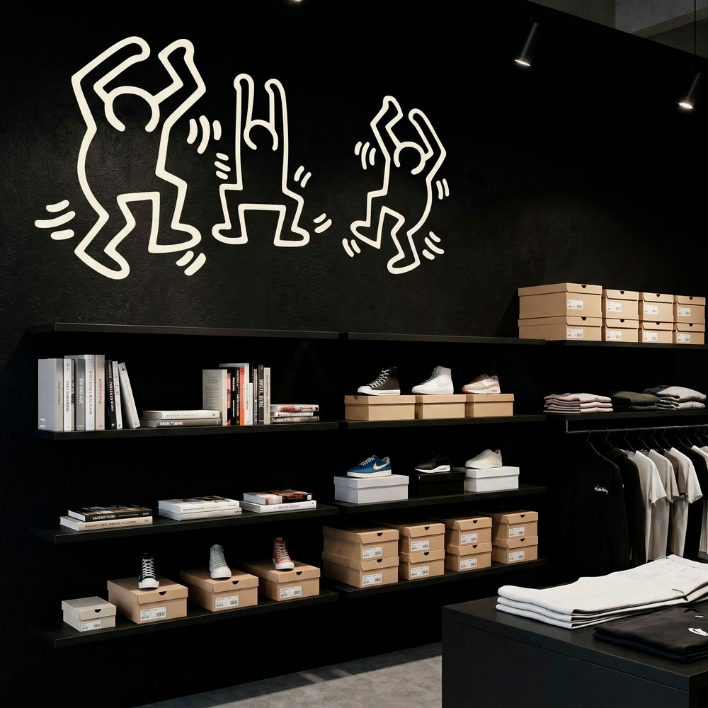 Wandtattoos: Dancing Men