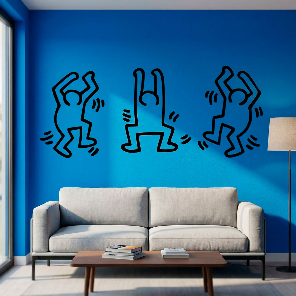 Wandtattoos: Dancing Men