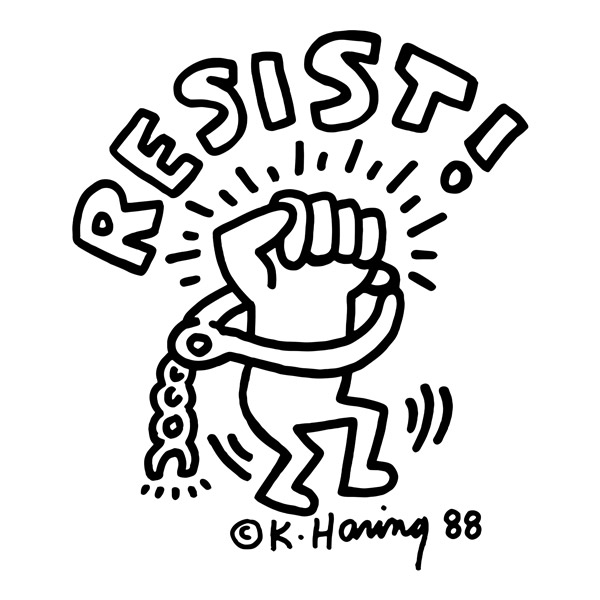 Wandtattoos: Resist!