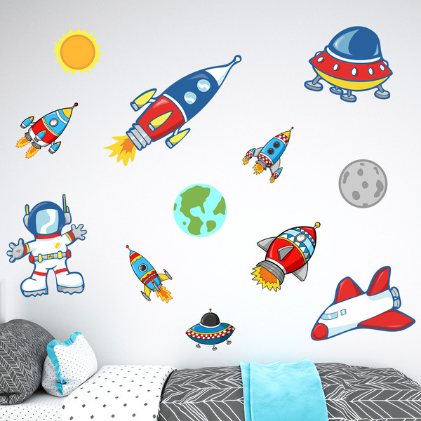 Kinderzimmer Wandtattoo: Space Kit