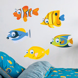 Kinderzimmer Wandtattoo: Kit von tropischen Fischen 4