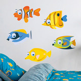 Kinderzimmer Wandtattoo: Kit von tropischen Fischen 4