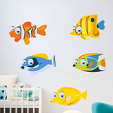 Kinderzimmer Wandtattoo: Kit von tropischen Fischen 5