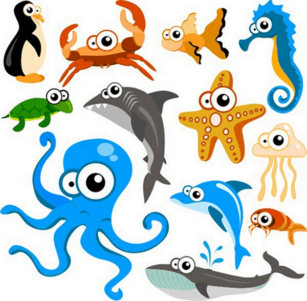 Kinderzimmer Wandtattoo: Kit Oktopus-Aquarium