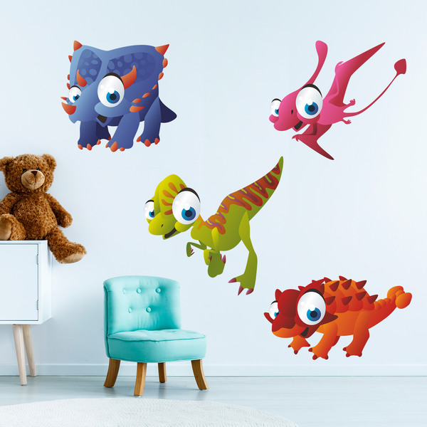 Kinderzimmer Wandtattoo: Kit Dinosaurier für Kinder