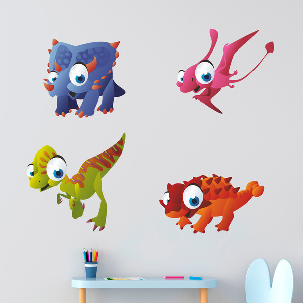 Kinderzimmer Wandtattoo: Kit Dinosaurier für Kinder