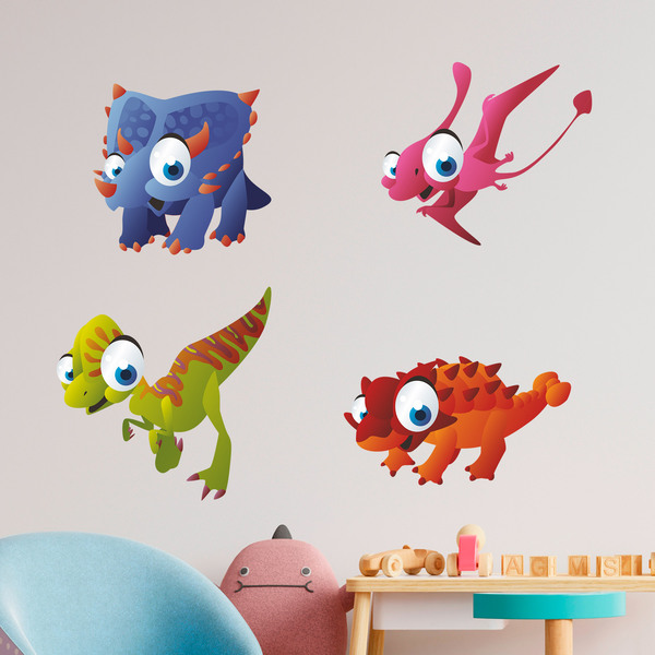 Kinderzimmer Wandtattoo: Kit Dinosaurier für Kinder