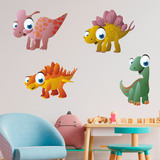Kinderzimmer Wandtattoo: Kit Terrestrische Dinosaurier 4