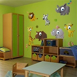 Kinderzimmer Wandtattoo: Kit Dschungeltiere 5