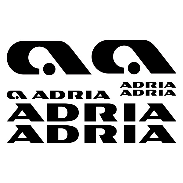 Wohnmobil aufkleber: Adria Aufkleber-Set