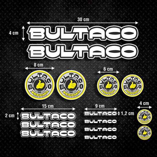 Aufkleber: Bultaco 15X