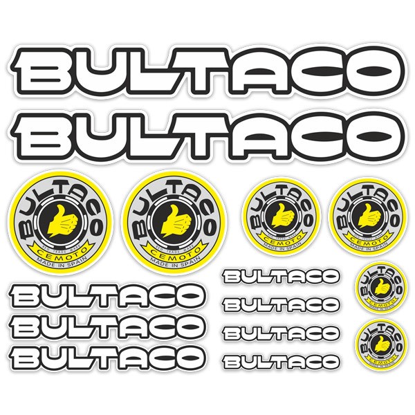 Aufkleber: Bultaco Set