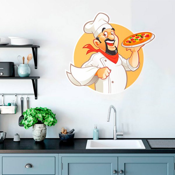 Wandtattoos: Pizzabäcker