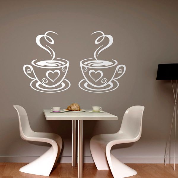 Wandtattoos: Kaffee für Zwei