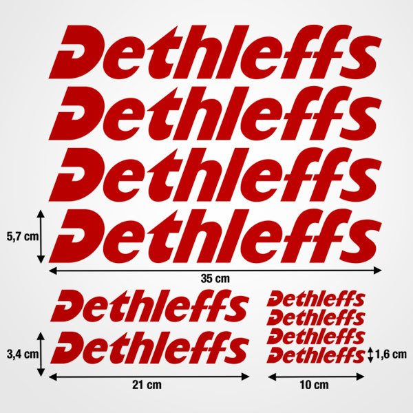 Dethleffs Aufkleber-Set 1/1