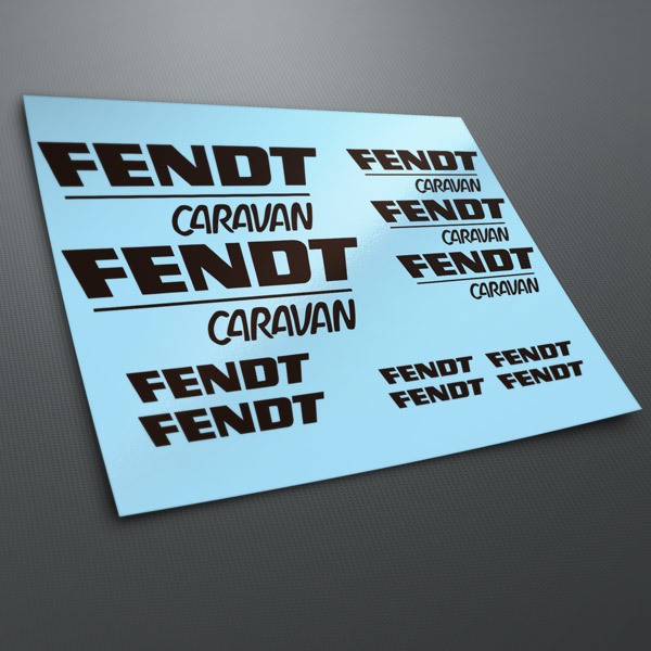Fendt Caravan Aufkleber-Set 0