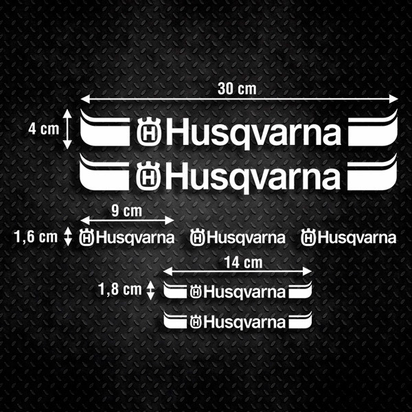 Aufkleber: Husqvarna 1