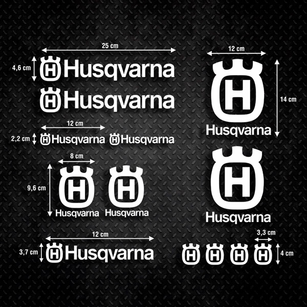 Aufkleber: Husqvarna Aufkleber-Set