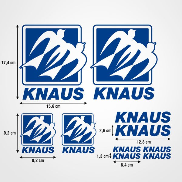 Knaus Aufkleber-Set 0