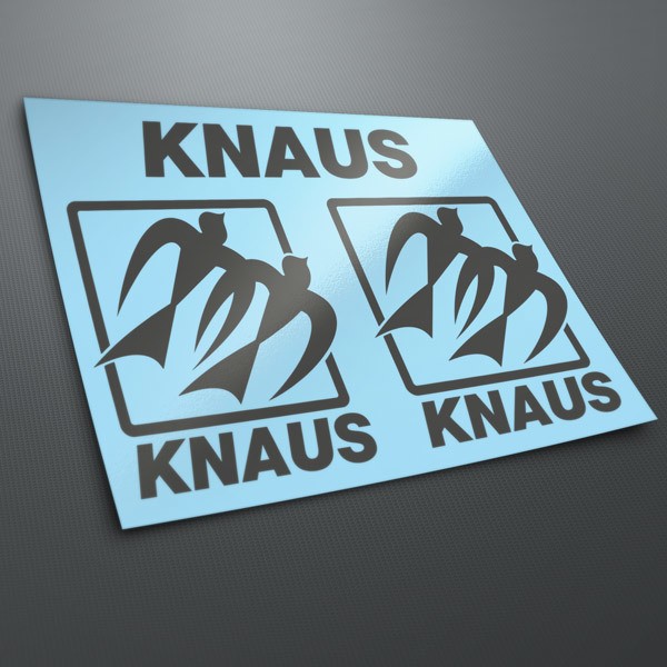 Wohnmobil aufkleber: Kit Knaus Logo