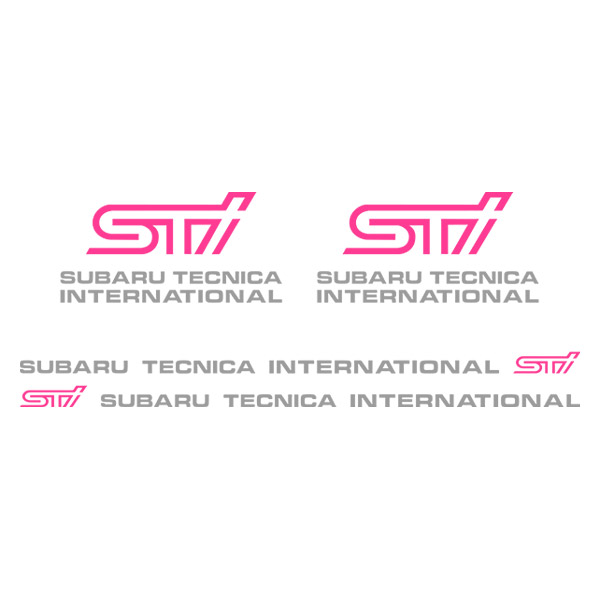 Aufkleber: STI Subaru Tecnica International Kit