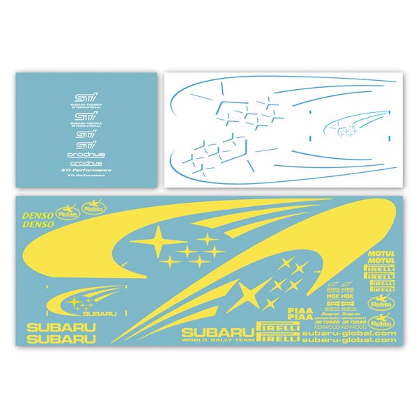 Aufkleber: Subaru Impreza WRC -Set