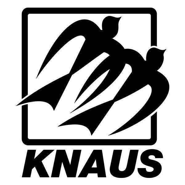 Wohnmobil aufkleber: Knaus Logo