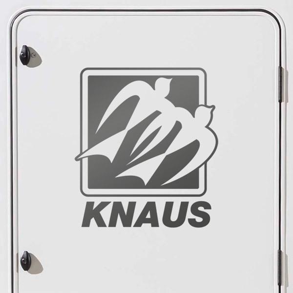 Aufkleber: Knaus Umgekehrtes Logo