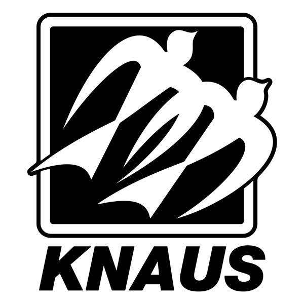 Wohnmobil aufkleber: Knaus Umgekehrtes Logo