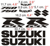 Aufkleber: von Suzuki GSXR 750 2006 2