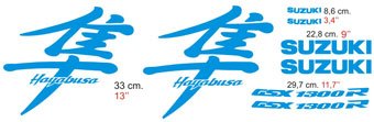 Aufkleber: Hayabusa 1999-00 logo set