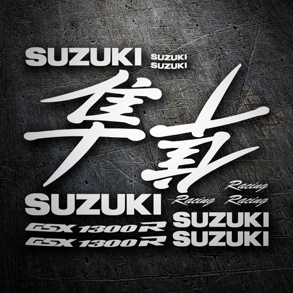 Aufkleber: GSX 1300R Hayabusa 1999 mit Japanischen Buchstaben