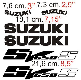 Aufkleber: SV 650 2003