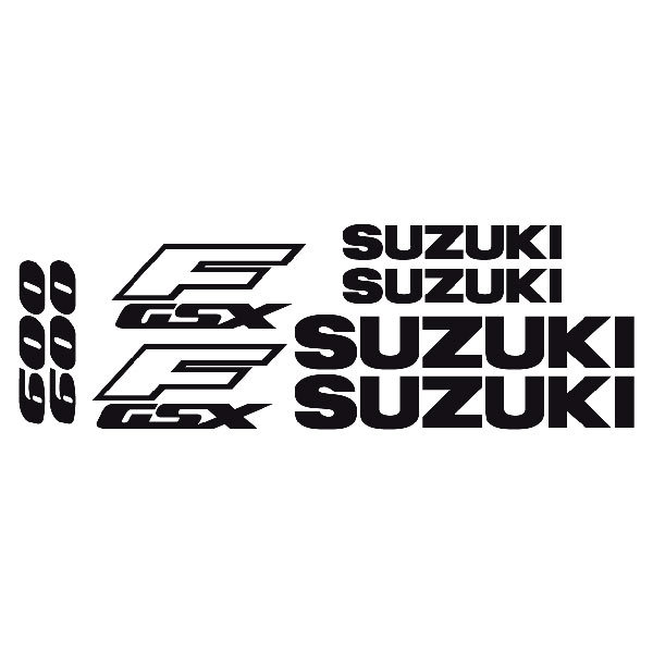 Aufkleber: Kit von Aufklebern Suzuki Katana GSX600F 1990