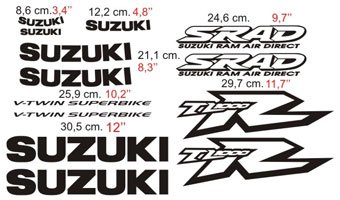 Aufkleber: Suzuki TL 1000R v-twin Superbike