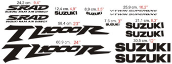 Aufkleber: TL 1000R V-twin 1998 in Verschiedenen Gr&ouml;&szlig;en