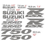 Aufkleber: GSXR 750 1997 2