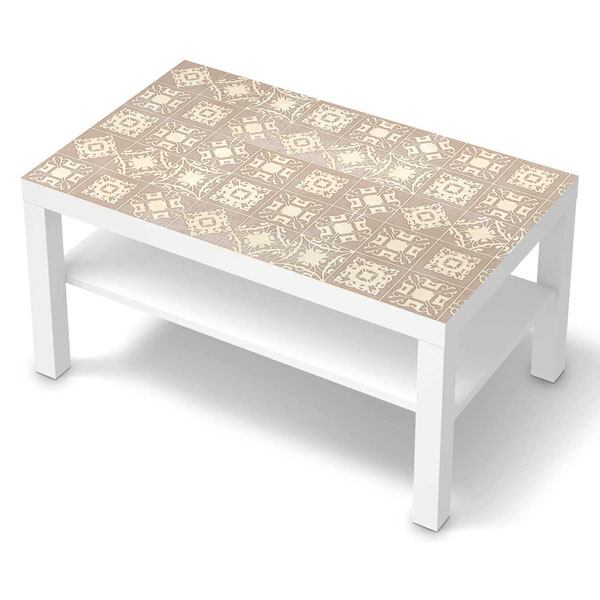 Wandtattoos: Wandtattoo Ikea-Lack-Tabelle Creme-Fliesen