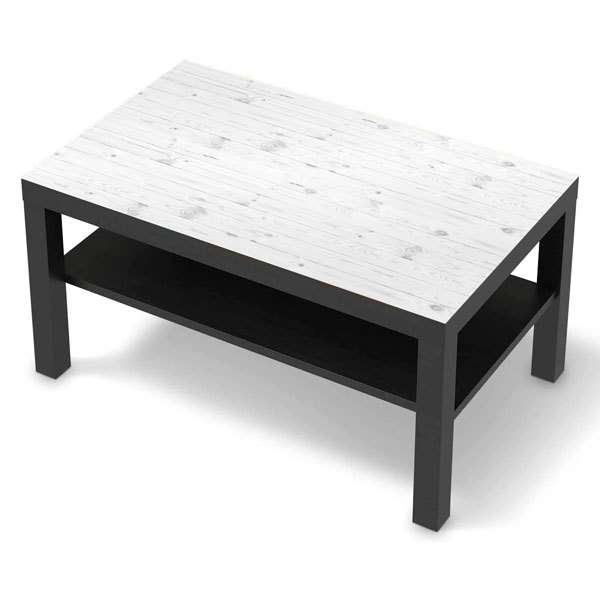 Wandtattoos: Wandtattoo Ikea-Lack-Tabelle Weißes Holz