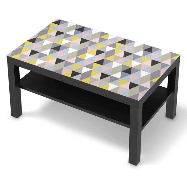 Wandtattoos: Wandtattoo Ikea-Lack-Tabelle Dreiecke
