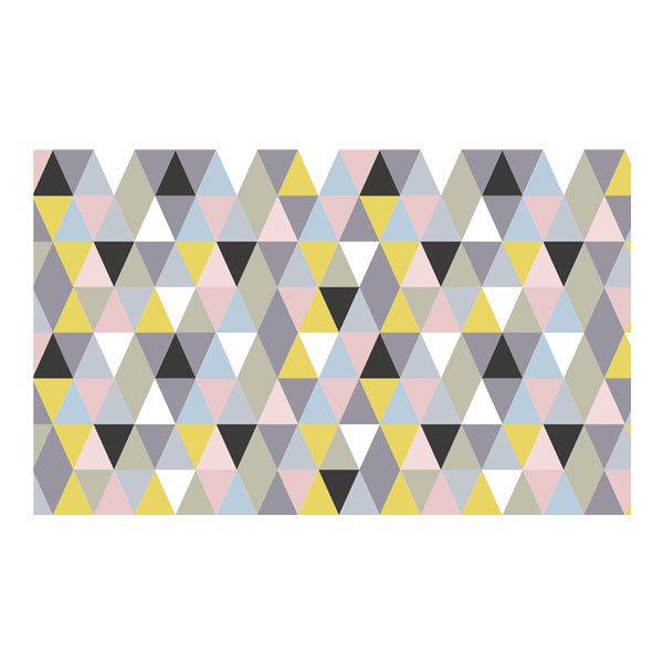Wandtattoos: Wandtattoo Ikea-Lack-Tabelle Dreiecke