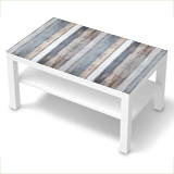 Wandtattoos: Wandtattoo Ikea-Lack-Tabelle Abgenutztes Holz 3