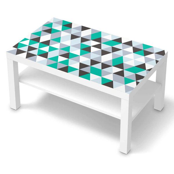 Wandtattoos: Wandtattoo Ikea-Lack-Tabelle Kalte Dreiecke