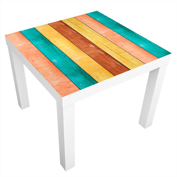 Wandtattoos: Wandtattoo Ikea Holz-Pastellfarben