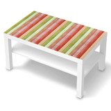 Wandtattoos: Wandtattoo Ikea-Lack-Tabelle Grüne und Rote Tische 3