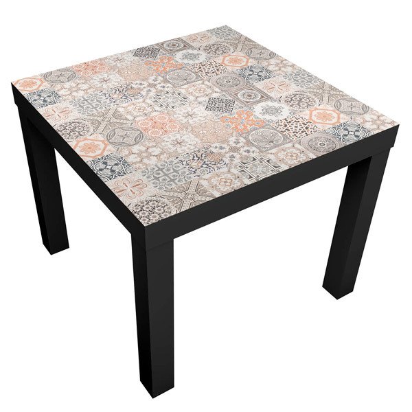 Wandtattoos: Wandtattoo Ikea-Lack-Tabelle Ornamentale Kacheln
